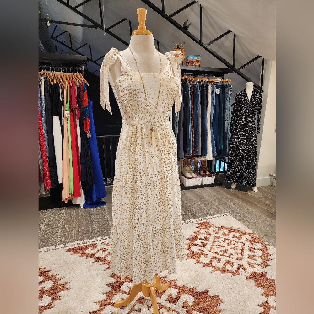 Starry Night Midi Dress NWT